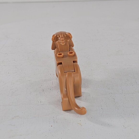 Lego Sabertooth Tiger Animal Minifigure Brown With Striped Details & Fangs - Picture 4 of 6